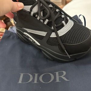 Men's Black and Gray Sneakers